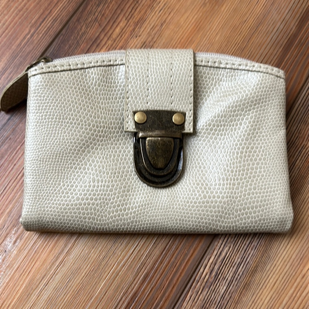 Beige wallet